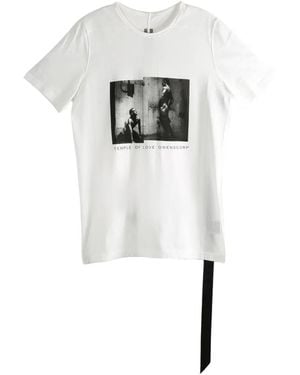 Rick Owens Printed T-Shirt - White