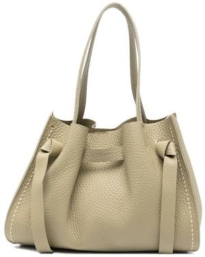 VISONA Borsa Tote Con Nodo - Neutro