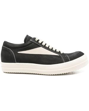 Rick Owens Panelled Lace-Up Trainers - White