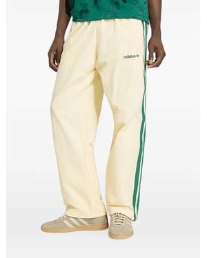 adidas Cutline Side-Stripe Track Trousers - Natural
