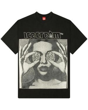 ICECREAM Graphic-Print T-Shirt - Black