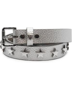 HTC Walk Of Fame Star-Stud Belt - Grey