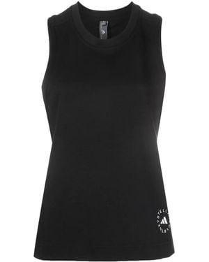 adidas By Stella McCartney Adidas By Stella Mccartney Organic Cotton Tank Top - Black