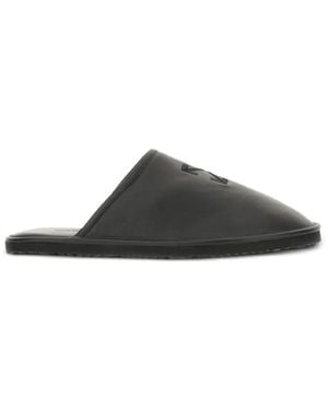 Off-White c/o Virgil Abloh Logo Slippers - Black