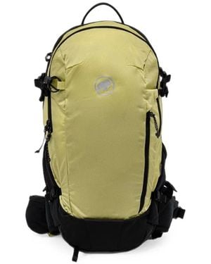 Mammut Lithium 15 Logo-Print Panelled Backpack - Green