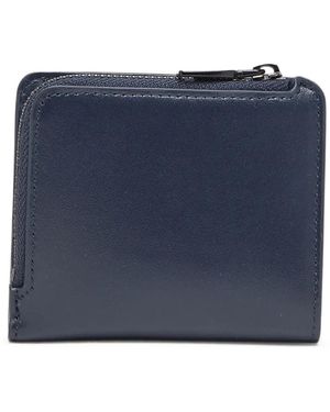 DIESEL Holi-D Bi Fold Coin S 3D Leather Wallet in Blue for Men | Lyst