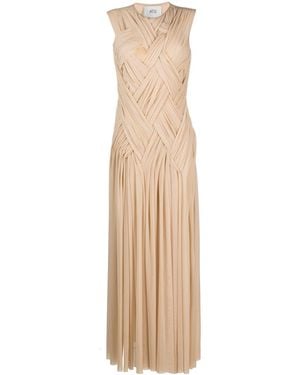 Atu Body Couture Emotional Interwoven Maxi Dress - Natural