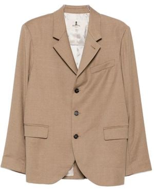 Barena Faliero Single-Breasted Notched-Lapel Blazer - Natural