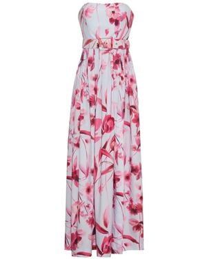 Cara Cara Greenfield Belted Maxi Dress - Pink