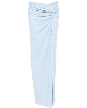 ANDAMANE Gathered Skirt - Blue
