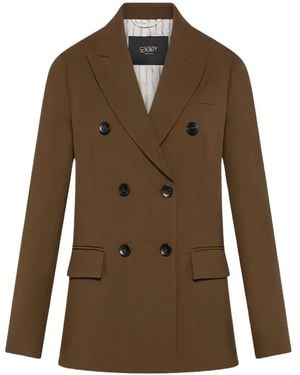 Seventy Double-Breasted Blazer - Brown