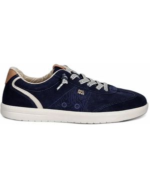 Jeep Ster Logo-Embroidered Sneakers - Blue