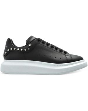 McQueen Leren Sneakers - Zwart