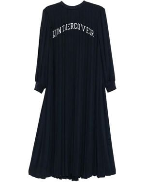 Undercover Abito Plissettato - Nero