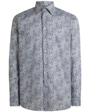 Etro Paisley Shirt - Gray