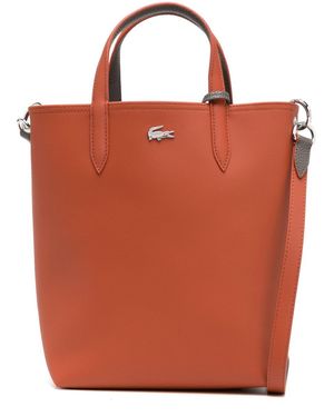 Lacoste Anna Reversible Tote Bag - Orange