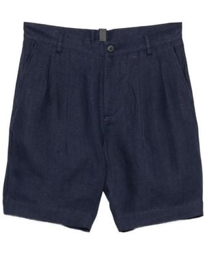 Sease Pleated Shorts - Blue