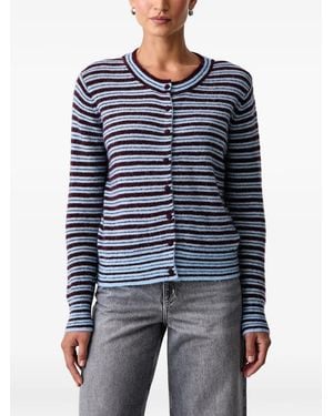 Mos Mosh Mmmilvi Striped Cardigan - Blue