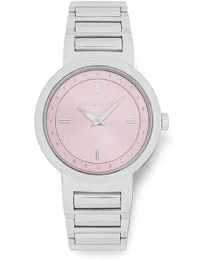 Trussardi T-Bridge Crystal-Embellished 32Mm Watch - White