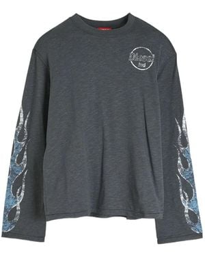 DIESEL Long-Sleeve T-Shirt - Grey