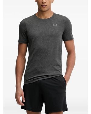 Under Armour Vanish Elite Seamless Logo-Print Short-Sleeve T-Shirt - Grey