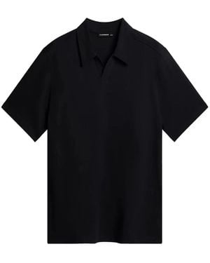 J.Lindeberg Cotton Polo Shirt - Black
