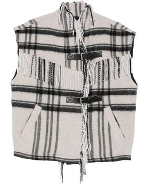 Isabel Marant Veste Ginesa À Franges - Grey