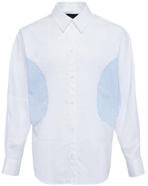 Simone Rocha Patchwork Egg Shirt - White