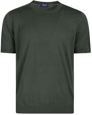 Drumohr Camiseta de algodón de manga corta - Verde