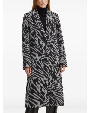 KARL LAGERFELD Patterned Coat - Gray