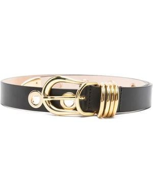 DEHANCHE Hollyhock Rivet Belt - Metallic