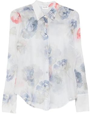 Blugirl Blumarine Floral-Print Shirt - White