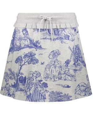 Moschino 'Texture' Print Mini Skirt in Black | Lyst Canada