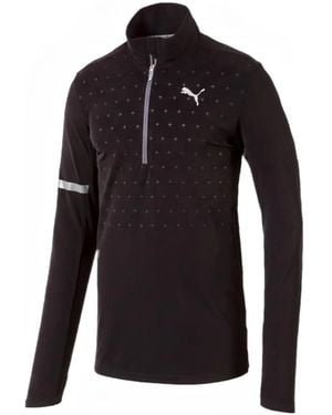 PUMA Half-Zip Sweatshirt - Black