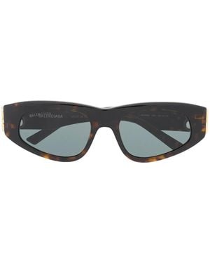 Balenciaga Sonnenbrille Mit D-Gestell - Schwarz