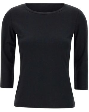 Weekend by Maxmara Three-Quarter Sleeve T-Shirt - Black