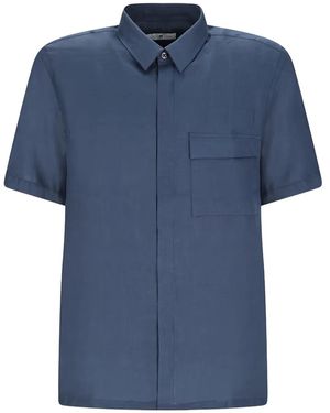 PT Torino Hemd mit aufgesetzter Tasche - Blau