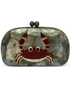 Serpui Pochette Greta À Détail Crabe - Vert
