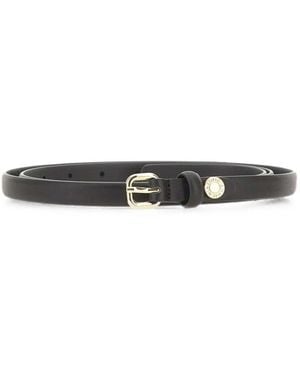 Gianni Chiarini Slim Calf Leather Belt - White
