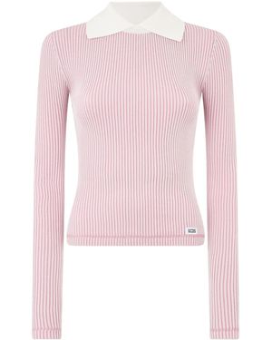 Gcds Jersey De Canalé - Rosa