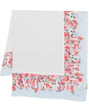 Twinset Pañuelo con estampado floral - Blanco