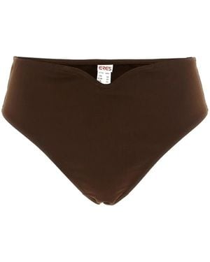 Eres Prestance V-Detail Bikini Bottoms - Brown