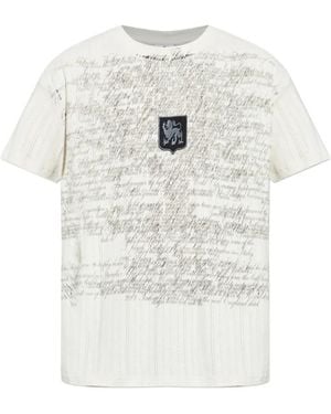Umbro Graphic-Print Short-Sleeve T-Shirt - White
