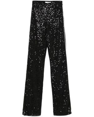Nissa Sequined Trousers - Black