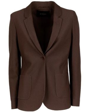 Seventy Loong-Sleeve Pocket Jacket - Brown