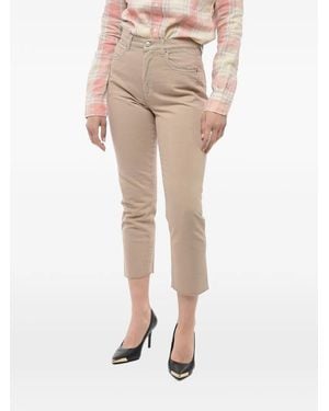 Compagnia Del Denim Marghe Frayed-Hem Jeans - Natural