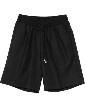 John Richmond Drawstring-Waist Shorts - Black