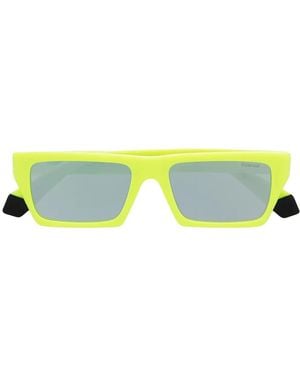 MSGM Gafas De Sol Con Montura Cuadrada - Amarillo