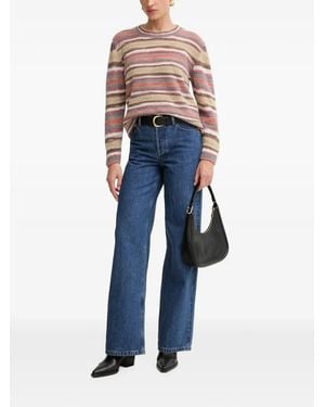 A.P.C. Pull Gabby Striped Knit Jumper - Blue