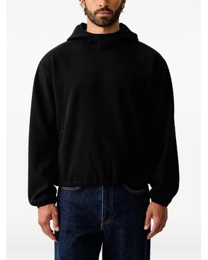 Rains Fleece Hoodie - Black